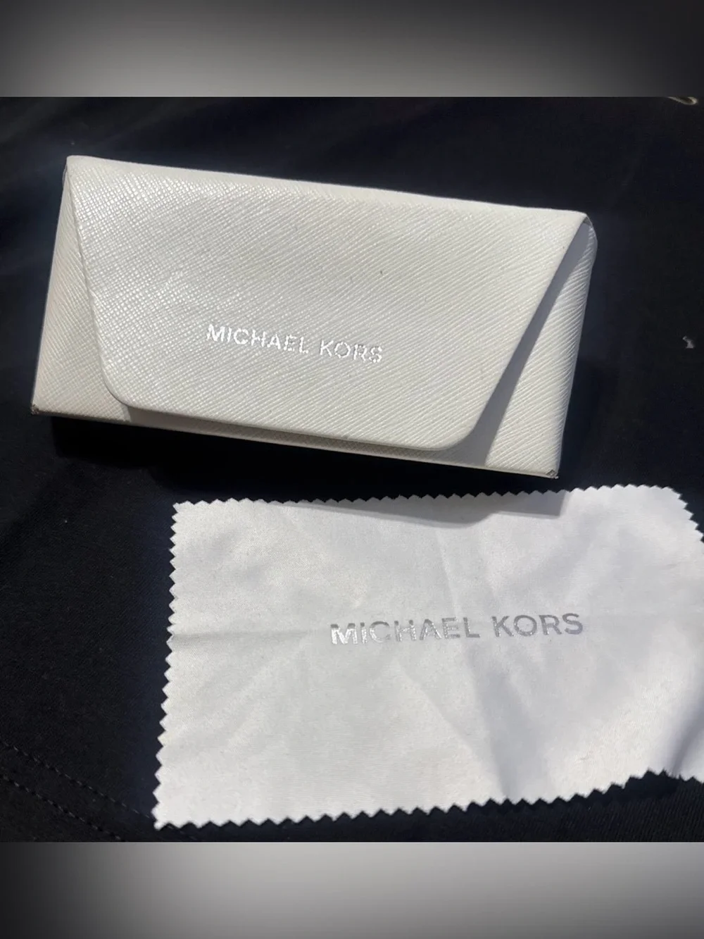 Michael Kors silver Frame Sunglasses with Black Gradient Lenses